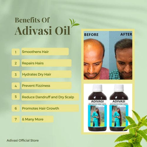 Adivasi Neelgiri Herbal Hair Oil (Pack of 2)