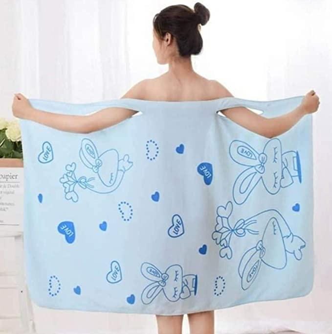 ComfortCurl™️ Womens' Wearable Bath Towel (Pack of 2)