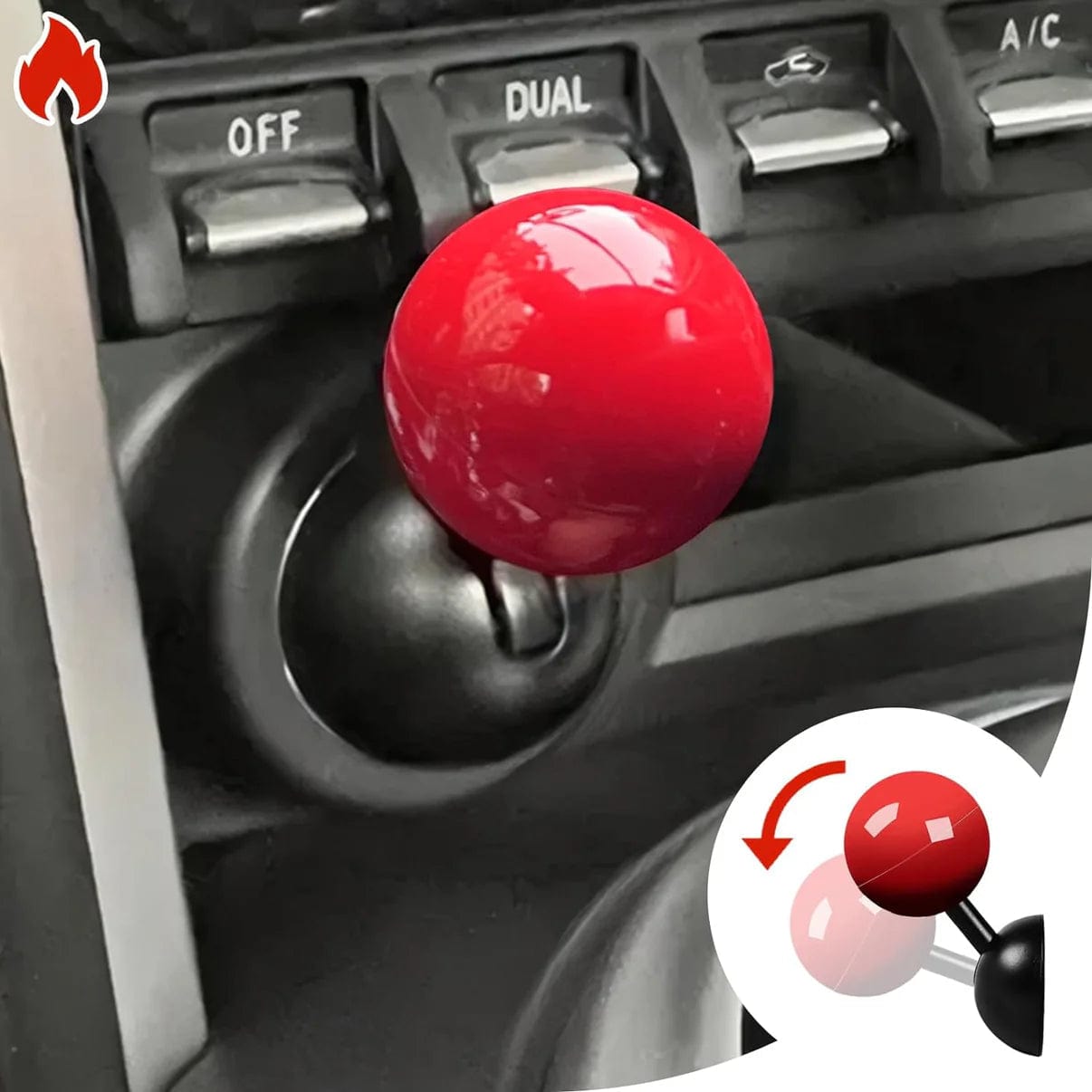 FunIgnite™️ Car Push Joystick Start Button Cover