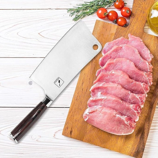 High-Carbon Stainless Steel Meat Cleaver