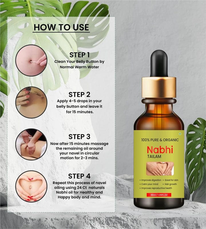 NabhiGlo™️ Ayurvedic Belly Oil (Buy 1, Get 1 Free)