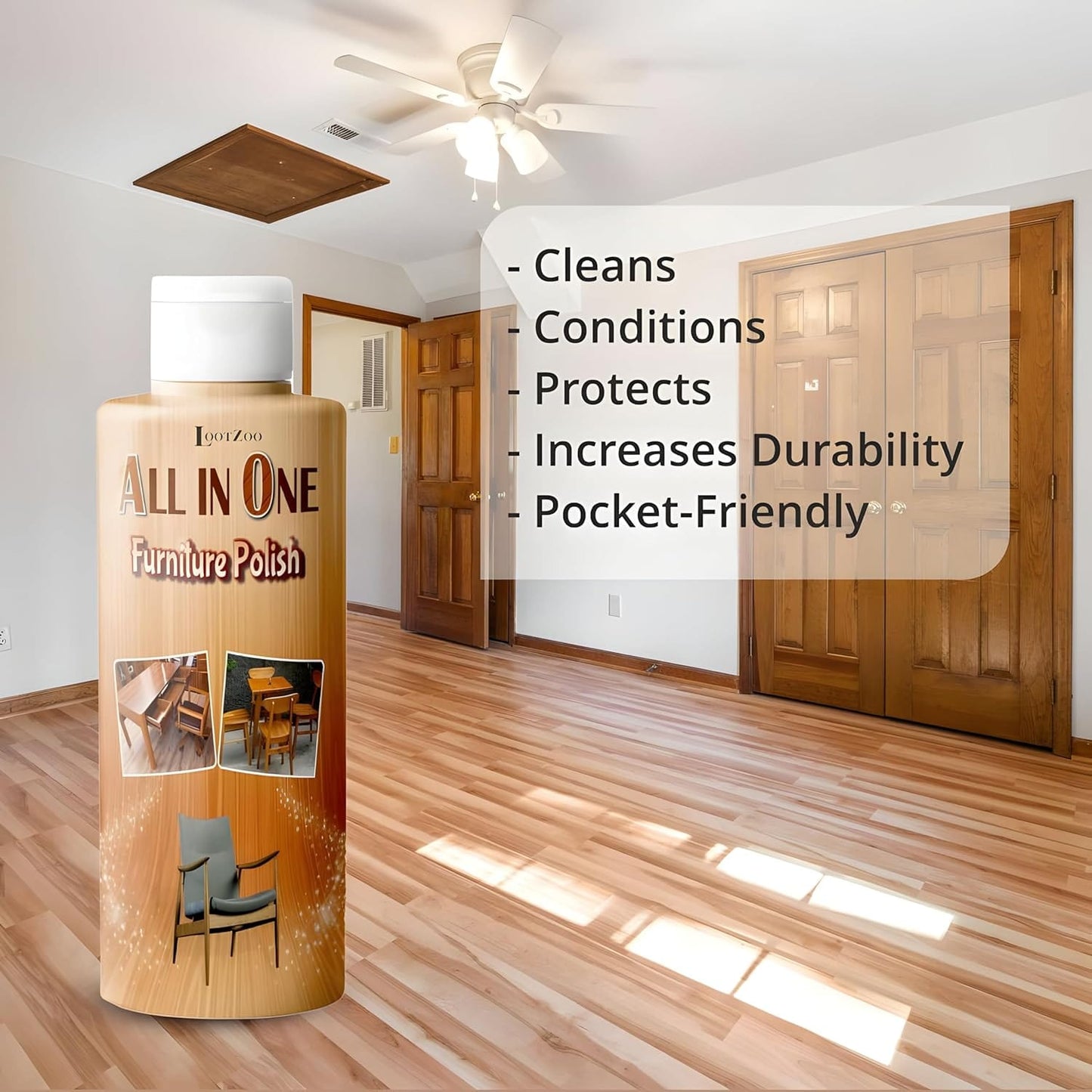 Furniture Wood polish for Cleaning (Buy 1, Get 1 Free)