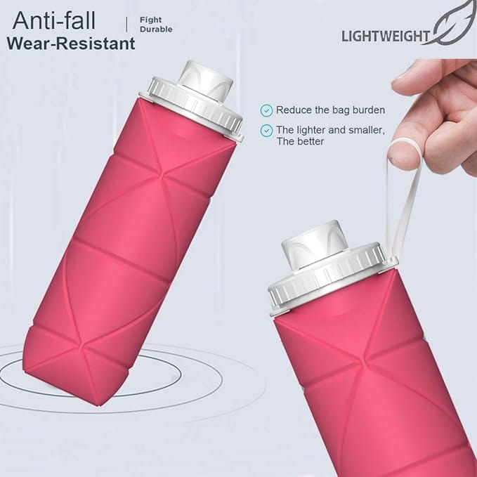 Reusable Foldable Silicone Water Bottle