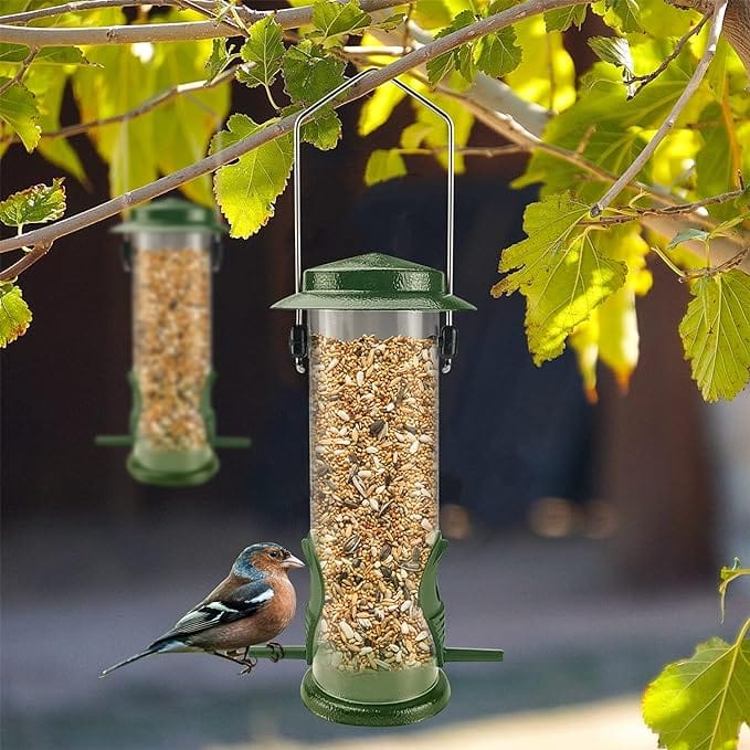 TweetTreate™️ Bird feeder | Houses For Birds Bird Food Water Feeder Pigeon Food Seed (Pack of 2) TweetTreate™️ Bird feeder (Pack of 2) Zaavio®